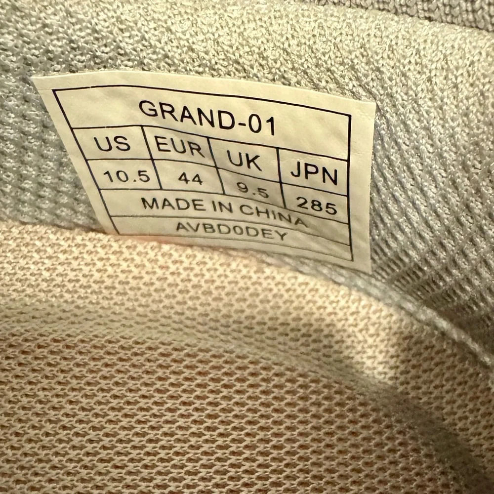NWOB Bruno Marc Grand 01 Men's Light Gray Knit‎ Oxfords
